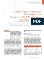 Advances in Vapor Compression Technology For The Production of USP Purified Water and Water For Injection