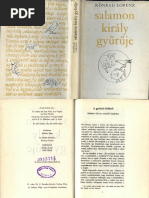 Lorenz Konrad - Salamon Király Gyűrűje | PDF