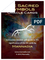 Mannadia Sacred Symbol Oracle Card Instructions and Guide