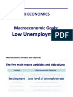 IB Economics Notes - Macroeconomic Goals Low Unemployment (Part 1)