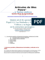 Las Deidades y Entidades Védicas y Su Lugar en La Estructura Jerárquica