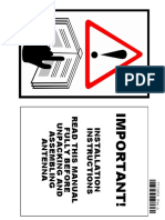 0.6m Class 4 Antenna Installation Manual PDF