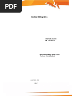 Análise Bibliográfica Tcc i
