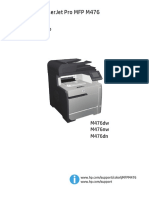 HP - COLOR - LASERJET - PRO - MFP - M476DN - Manual de Usuario PDF