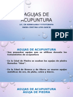 Agujas de Acupuntura