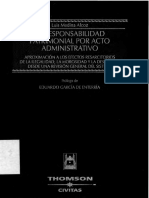 La Responsabilidad Patrimonial Por Acto Administrativo - Luis Medina Alcoz