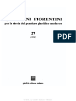 AA - VV. (Grossi) - Quaderni Fiorentini, Per La Storia Del Pensiero Giuridico Moderno PDF