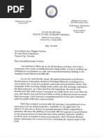 Letter From Attorney General Adam Laxalt To Assemblywoman Maggie Carlton - May 16, 2017