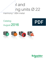 Control and Signaling Units 22: Harmony XB4 Metal