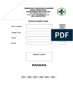 Format Rawat Inap Puskesmas Batuputih 2003