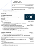 Finance Resume PDF