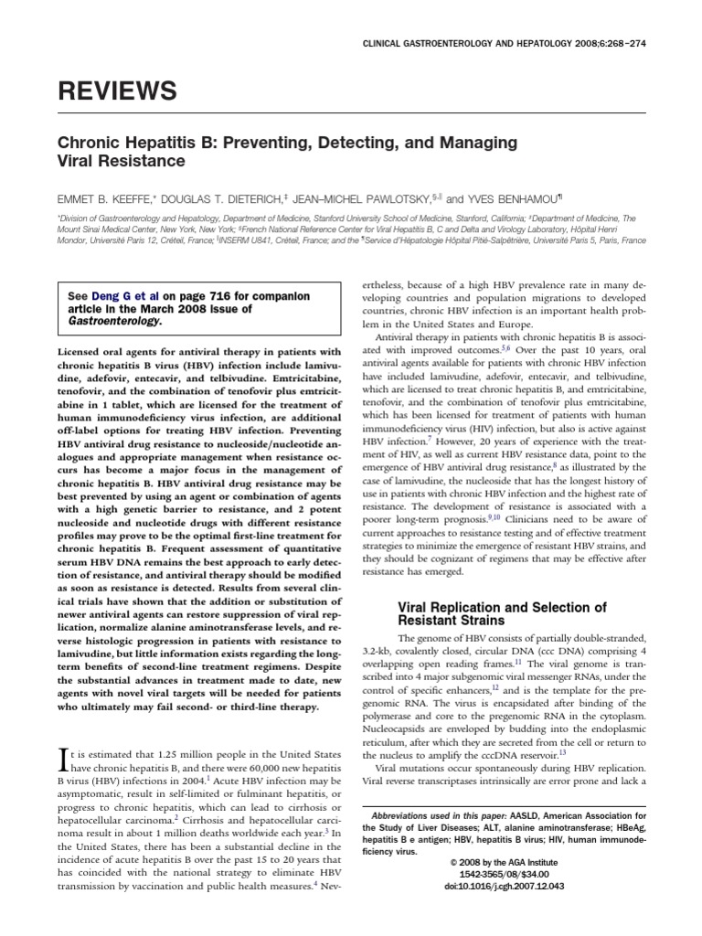 Hepatitis B Actualizacion | PDF | Management Of Hiv/Aids | Hepatitis B