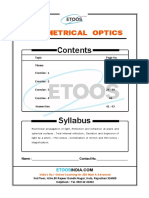 Geometrical Optics PDF