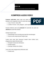 Kompresi Audio - Video