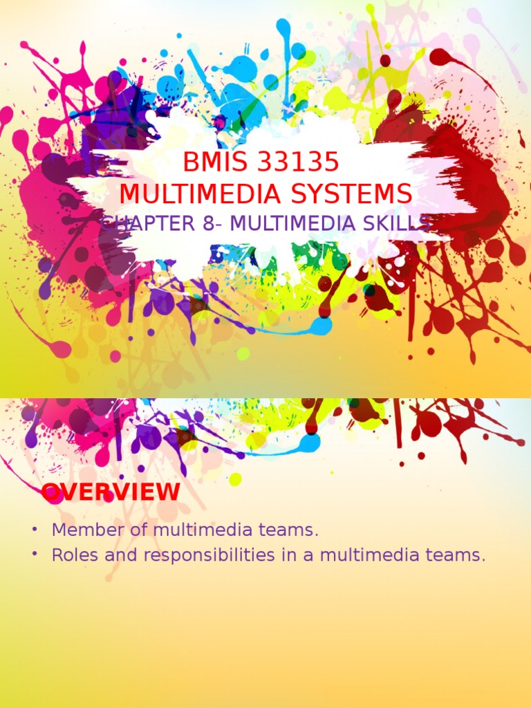 8MM - Multimedia Skills | PDF | Multimedia | Programmer