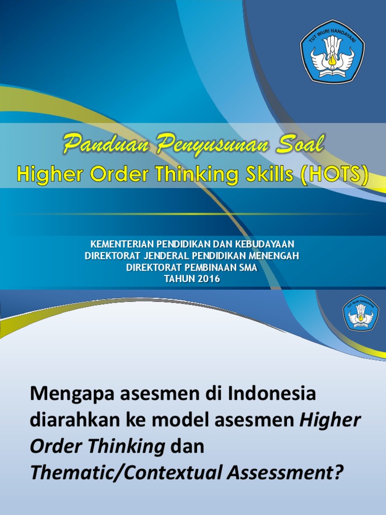 Panduan Penulisan Soal Hots