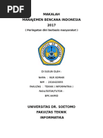Download Makalah Peringatan Dini Berbasis Masyarakat by Rizky Putra Ednar SN348595170 doc pdf