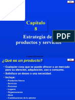 8 Estrategia de Producto o Servicio