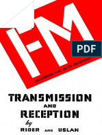 Rider & Uslan 1950 FM Transmission & Reception BOOK (See Chapter 3) PDF