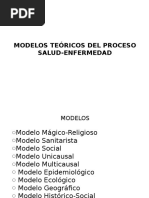 Modelos Teoricos Del Proceso Salud Enfermedad