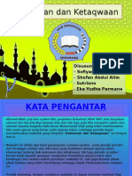 Keimanan Dan Ketaqwaan