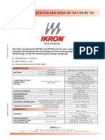 Hochdruckfilter Der Serie HF 760 Und HF 765
