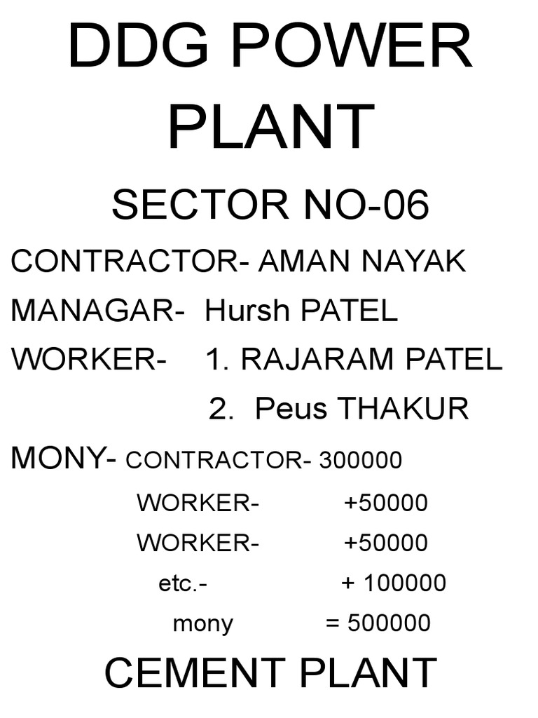 Cement Plant | PDF | Technology & Engineering