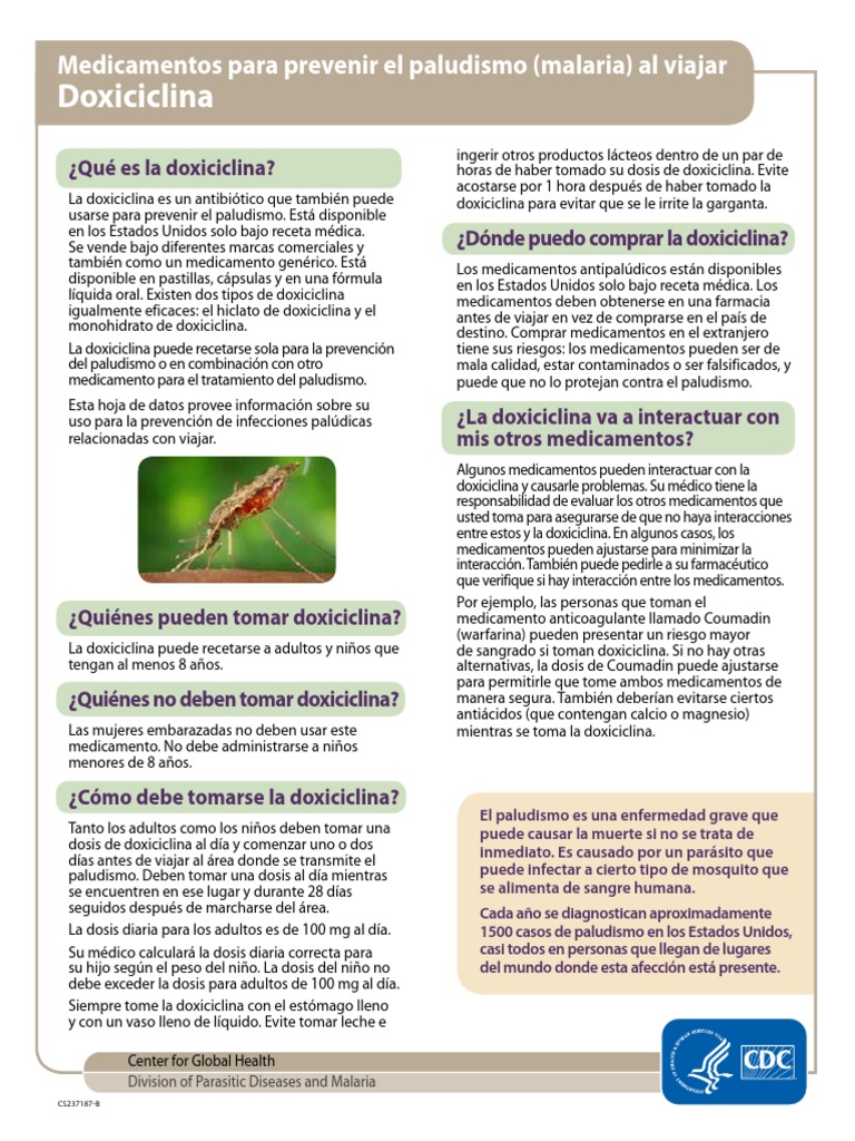 Doxiciclina la venden sin receta