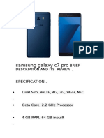 Samsung c7 Pro