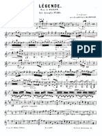 Wieniawski Legende Op.17 Violin PDF