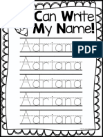 Adriana Adriana Adriana Adriana: I Can Write My Name!