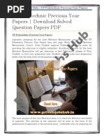 Download UP Polytechnic Previous Year Papers  Download Solved Question Papers PDF by Private Jobs Hub  SN348608430 doc pdf