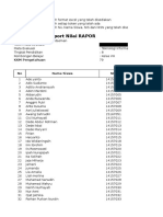 Format Nilai Rapor 20151 Kelas - VIII Teknologi Informasi Dan Komunikasi