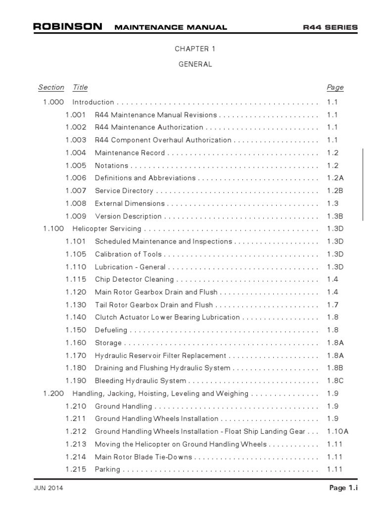 R44 Maintenance Manual PDF Screw Nut (Hardware)