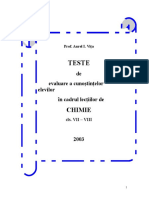 Teste de Evaluare Pentru Clasele VII-VIII