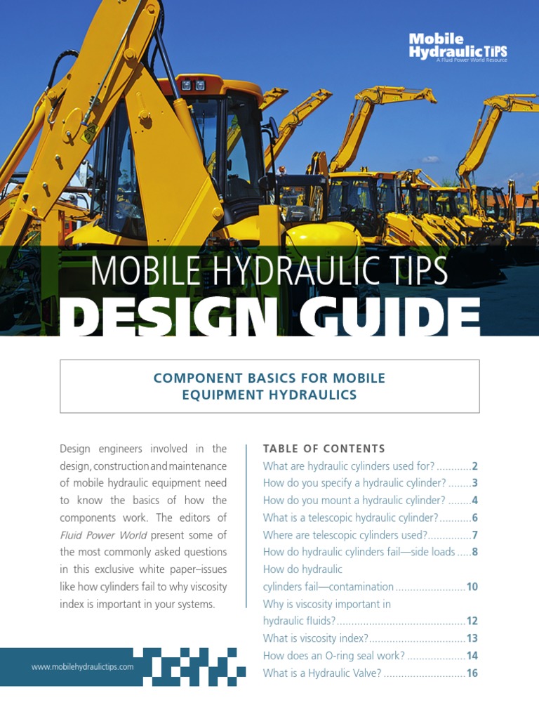 Mobile Hydraulic Tips A Guide to Common Hydraulic Cylinder