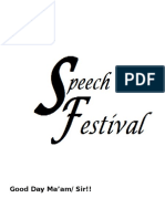 Speech Festival