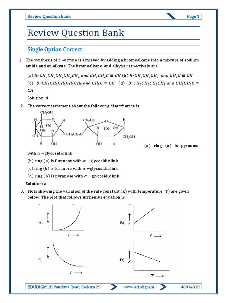 Chemistry Problem Solving | PDF | Solution | Hydrogen