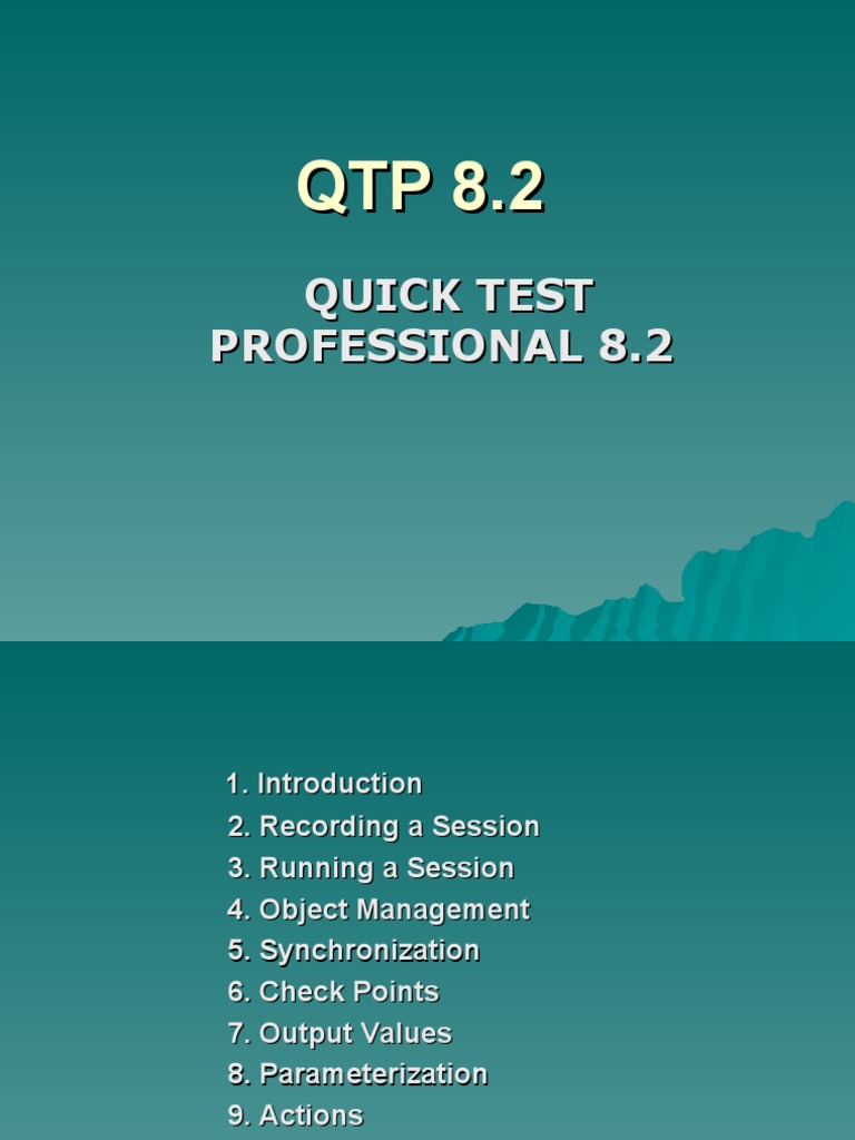 QTP Tutorial With | PDF | Software Engineering | Software Development