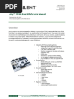 Arty ™ FPGA Board Reference Manual: Revised July 28, 2016 This Manual Applies To The Arty Rev. C