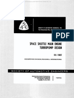 Space Shuttle Main Engine Turbopump Design