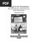 Download Illegal to be Homeless Criminalization of Homelessness in the United States-- November 2004 by Elizabeth Venable SN34862249 doc pdf