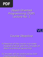 Object Oriented Programming (OOP) - CS304 Power Point Slides Lecture 01