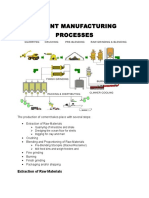 Cement Industrial Processes