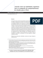 Pablo-Relación Entre Las Habilidades Cognitivas y Comportamientos de Riesgo