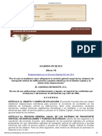 Acuerdo 470 de 2011 Revision General Anual de Transporte Vertical