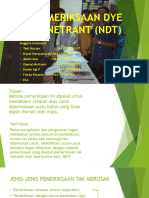 Pemeriksaan Dye Penetrant (NDT)