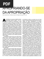 Apropriando Se Da Apropriação