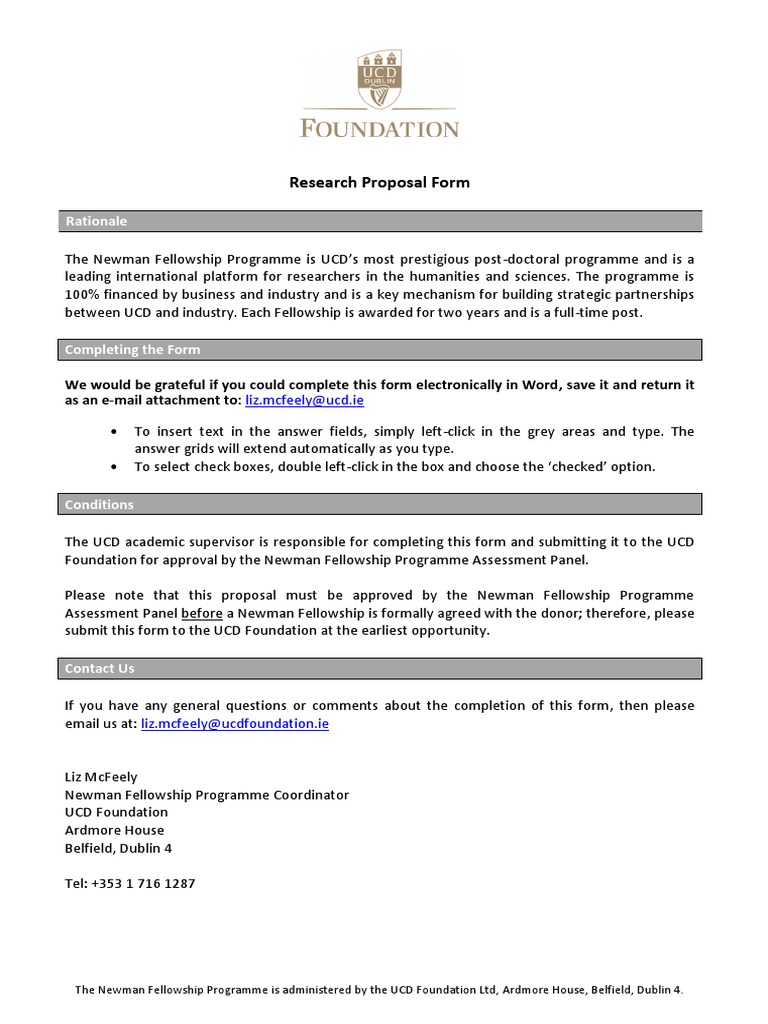 Sample fellowship application picture