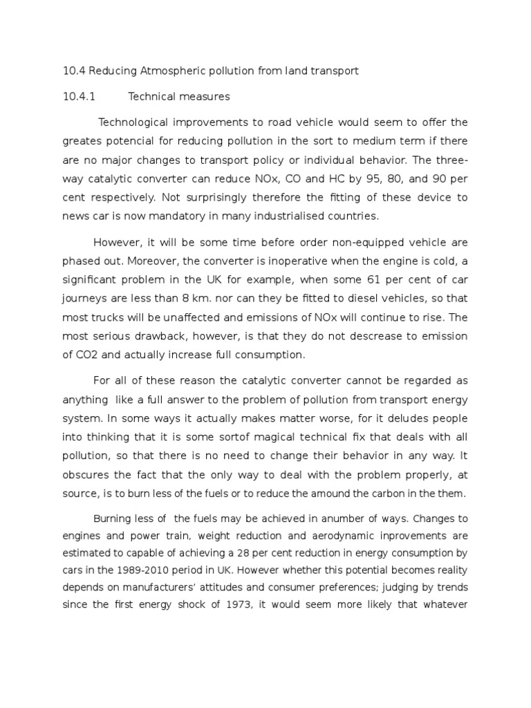 Teks Bahasa  Inggris  Air  Pollution Rail Transport